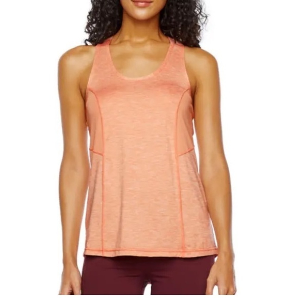Xersion Everair  Orange Grenadine Sleeveless tank - L NWT